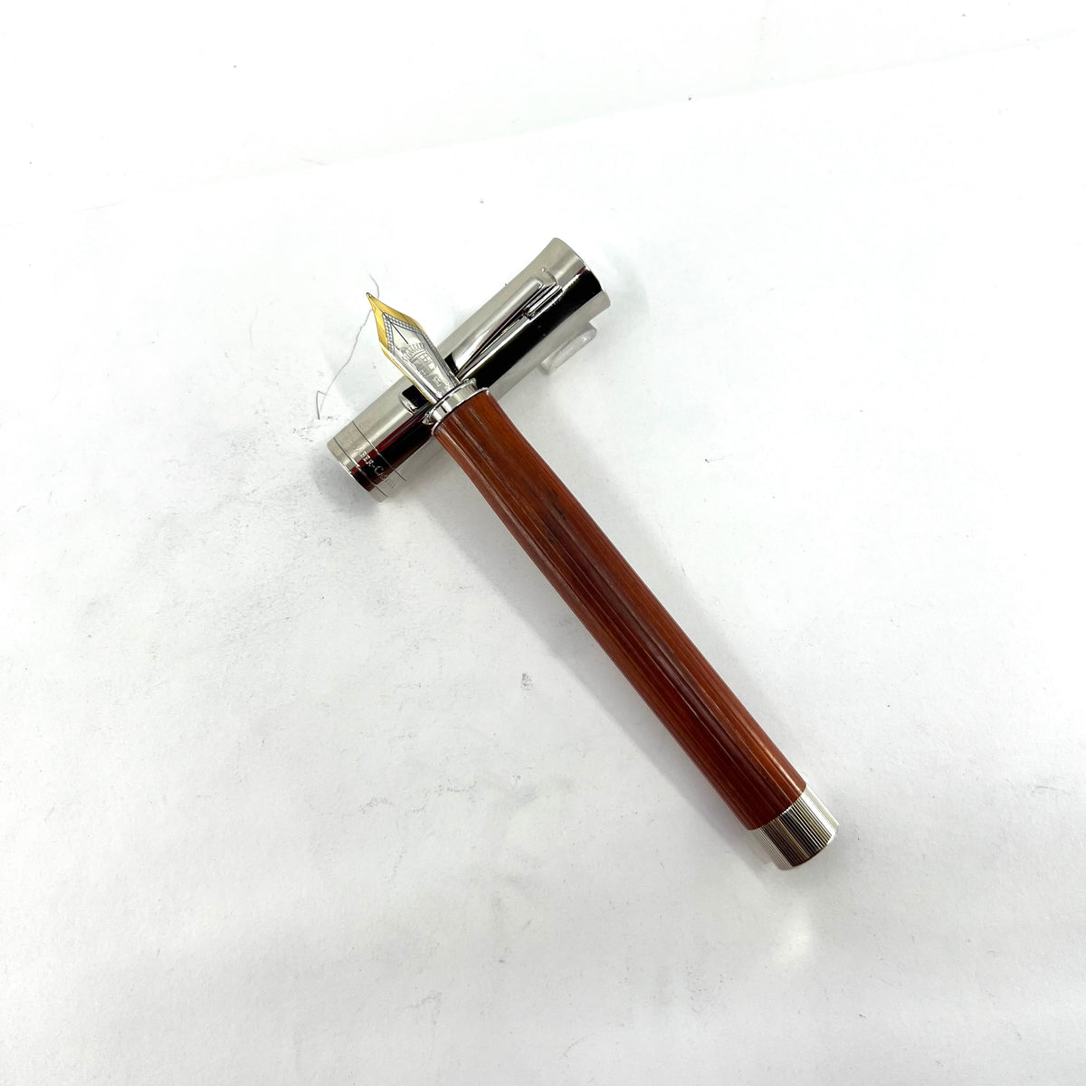 Graf Von Faber-Castell Intuition Platino Pernambuco Wood Fountain Pen - Fine 18kt Gold Nib