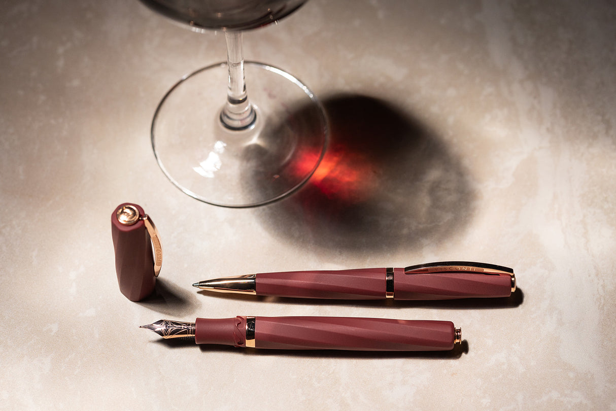 Visconti Divina Bordeaux Matte - Fountain Pen