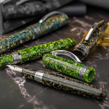 CONKLIN 1898 Solaris Black Fountain Pen Collection