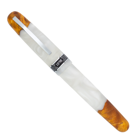 Conklin 1898 Spectra Fusion White Chrome Trim Fountain Pen Collection