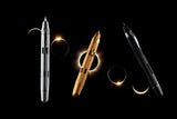 Nahvalur Eclipse Black Silver - Fountain Pen