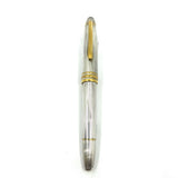Montblanc LeGrand Solitaire #146 Sterling Silver Pinstriped Fountain Pen - Medium 18kt Gold Nib