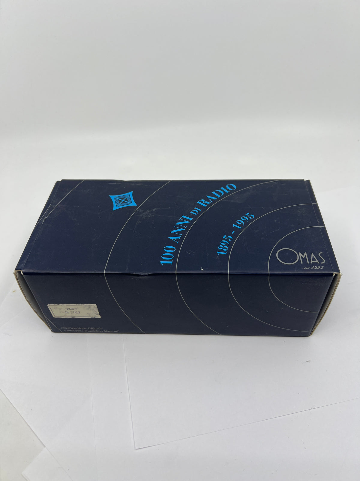OMAS Dark Blue Marconi Limited Edition Fountain Pen  - Fine 18kt Gold Nib