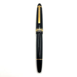 Montblanc #146 Black Resin LeGrand Meisterstuck Fountain Pen - Semi-Flex Double Broad Stub-like 18kt Gold Nib