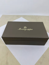 Montegrappa Miya Lustrous Turquoise Celluloid Fountain Pen - Medium 18kt Gold Nib