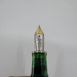 ChronoSwiss RARE Styloscope Green Transparent Limited Edition of 1000 Fountain Pens (M800 Size) Made by Pelikan - Medium 18kt Gold  Nib  with Additional OB 18kt Nib!! - All Original Packaging
