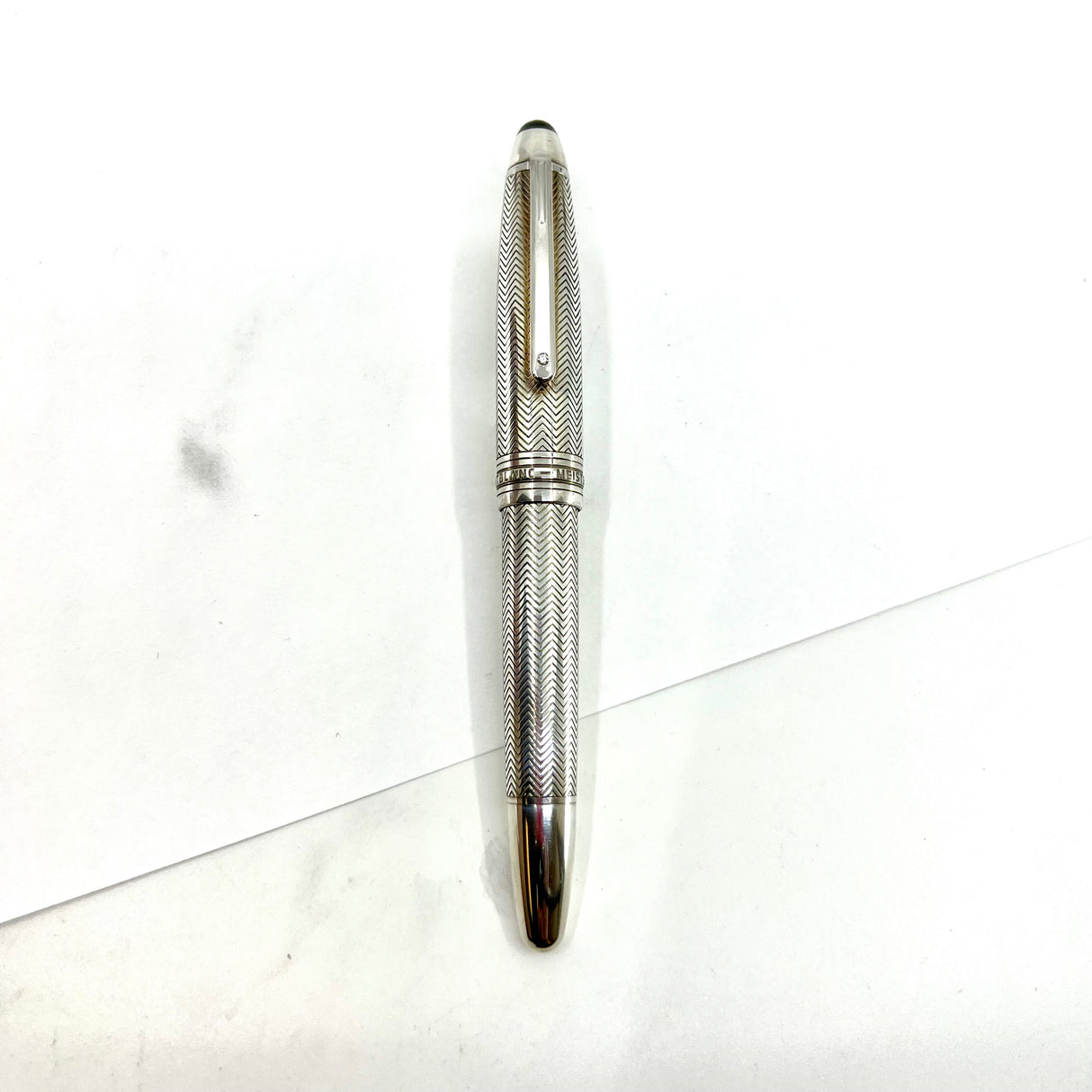 Montblanc Solitaire Sterling Silver Special Edition "Barley"  LeGrand Fountain Pen - Fine 18kt Gold Nib