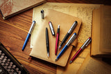 Wahl-Eversharp Skyline Blue Presentation Gold Cap - Ballpoint Pen