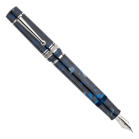 Delta Reservoir 2.0 - Blue/Grey Mother of Pearl Fountain Pen Collection
