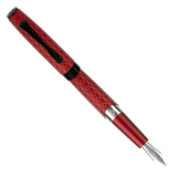 Diplomat Cobra Burgundy Red Guilloche Fountain Pen Collection