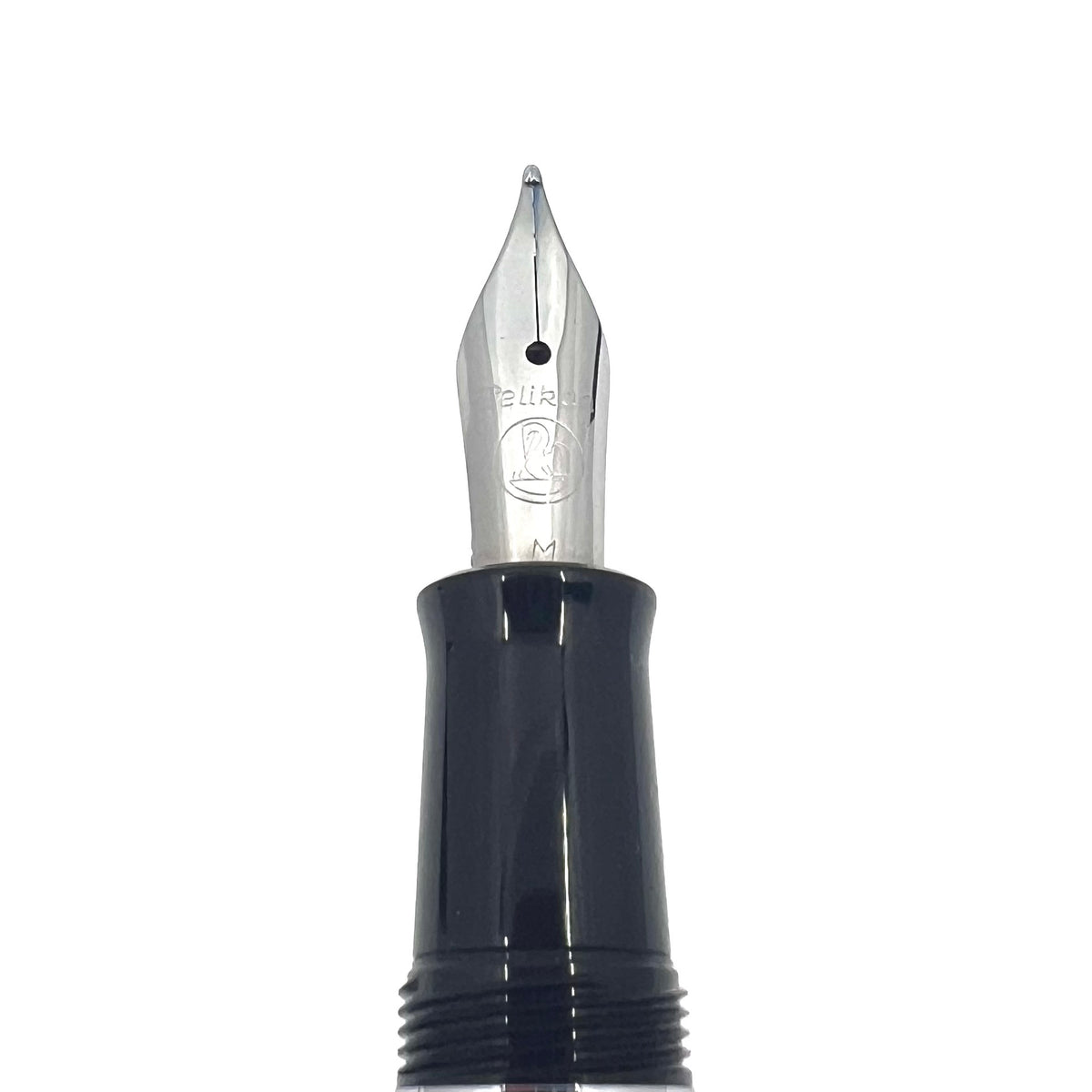 Pelikan P205 Cartridge-Fill Black Fountain Pen   - Medium Stainless Steel Nib