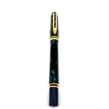 Waterman Rhapsody Marbled Mineral Green Fountain Pen - Fine 18kt Gold Nib
