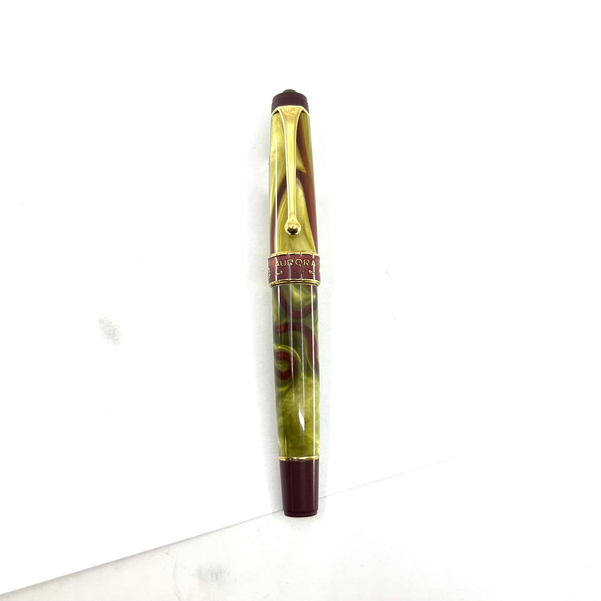 Aurora Oceania Limited Edition Optima Fountain Pen #4185  - Fine 18kt Rose Gold Nib