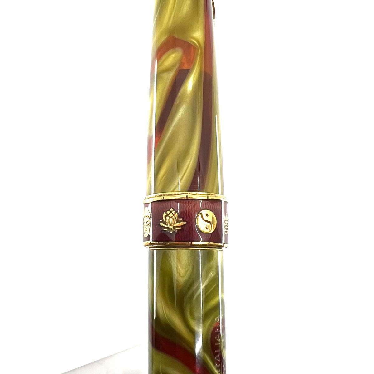 Aurora Oceania Limited Edition Optima Fountain Pen #4185  - Fine 18kt Rose Gold Nib