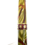 Aurora Oceania Limited Edition Optima Fountain Pen #4185  - Fine 18kt Rose Gold Nib