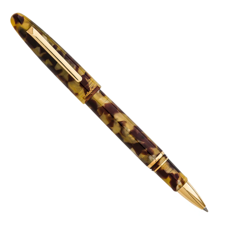 Esterbrook Estie Tortoise Gold Trim Rollerball Pen Collection