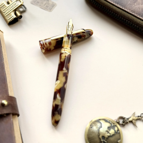 Esterbrook Estie Tortoise Gold Trim Fountain Pen Collection