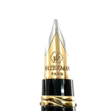 Waterman Liaison Black Resin Fountain Pen - Broad 18kt Gold Nib