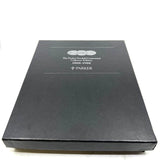 Parker Black Duofold  1888-1988 Centennial Collector Edition - First Year Parker Cap Top Medallion - Medium 18kt Gold Nib