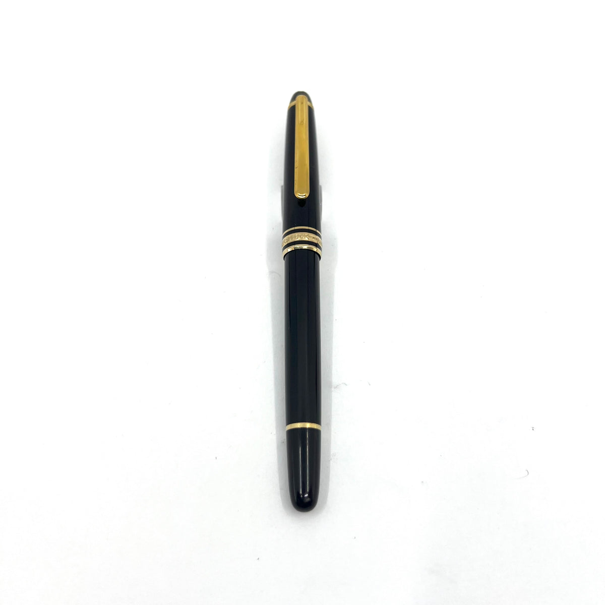 Montblanc Meisterstuck Classique #163 Black Resin  Rollerball - Yellow Gold-Plated Trim