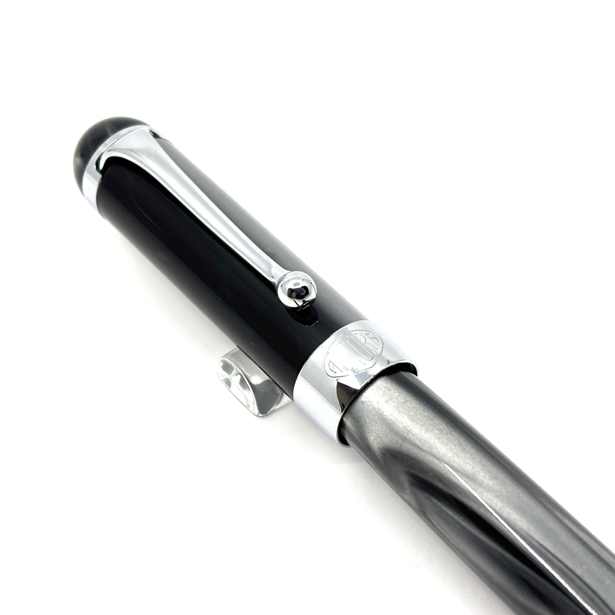 Aurora Alpha Tuscan Night Lustrous Charcoal Fountain Pen