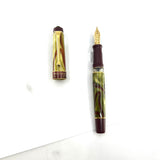 Aurora Oceania Limited Edition Optima Fountain Pen #4185  - Fine 18kt Rose Gold Nib