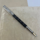 Graf von Faber-Castell Classic Grenadilla Wood Anello Fountain Pen - Fine 18 Kt Gold Nib