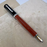 Graf von Faber Castell Intuition Black & Terra (Orange) Fountain Pen  -  Fine 18kt Gold Nib