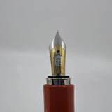 Graf von Faber Castell Intuition Black & Terra (Orange) Fountain Pen  -  Fine 18kt Gold Nib