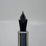 Caran D'ache Leman Grand Bleu Fountain Pen - Medium 18kt Gold Nib