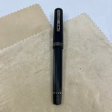 OMAS Arte Italiana "Noir" Large Paragon Guilloche Fountain Pen - "EXTRA FLESSIBLE" Extra Fine 14kt Gold Nib