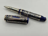 Montegrappa Heavy Sterling Silver over Celluloid Body Limited Edition Barbiere Di Siviglia (Barber of Seville)  Rollerball Circa 2009