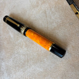 Delta Oversized Millennium  DolceVita 925 Gold Vermeil Trim Fountain Pen - 18kt Gold Nib
