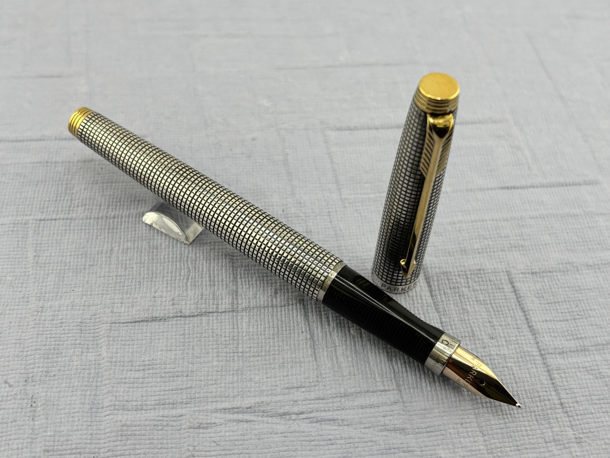 PARKER 75 Sterling silver "Cisele" Fountain Pen