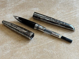 Waterman Carene Deluxe Contemporary Gunmetal with Silver Trim - Fountain Pen