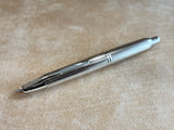 Pilot Capless Stripes Fountain Pen Metal Rhodium trim Silver