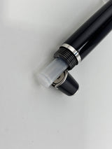 Montblanc Boheme Retractable Nib Black Rhodium Trim Blue Gem   Fountain Pen
