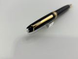 Montblanc Meisterstuck Black Classique Mechanical Pencil gold trim