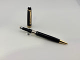 Montblanc Meisterstuck Black Classique Mechanical Pencil gold trim
