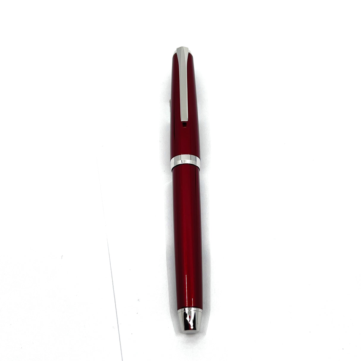 Pilot Burgundy Red Falcon II Metal Fountain Pen