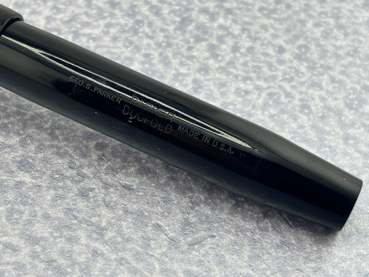 Parker Duofold Senior Black Streamline - Fountain Pen