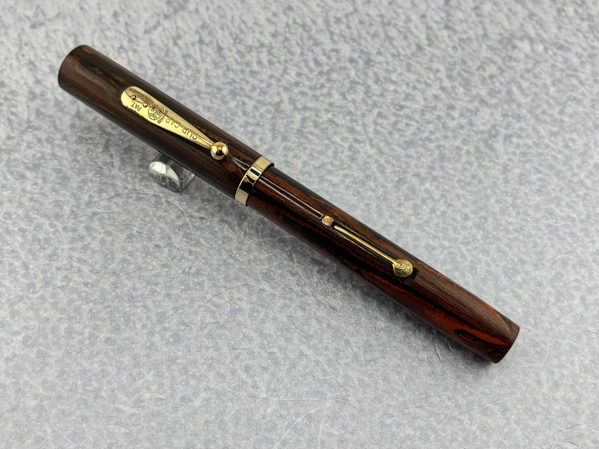 Waterman # 56 Woodgrain Ebonite (Hard Rubber) - Fountain Pen