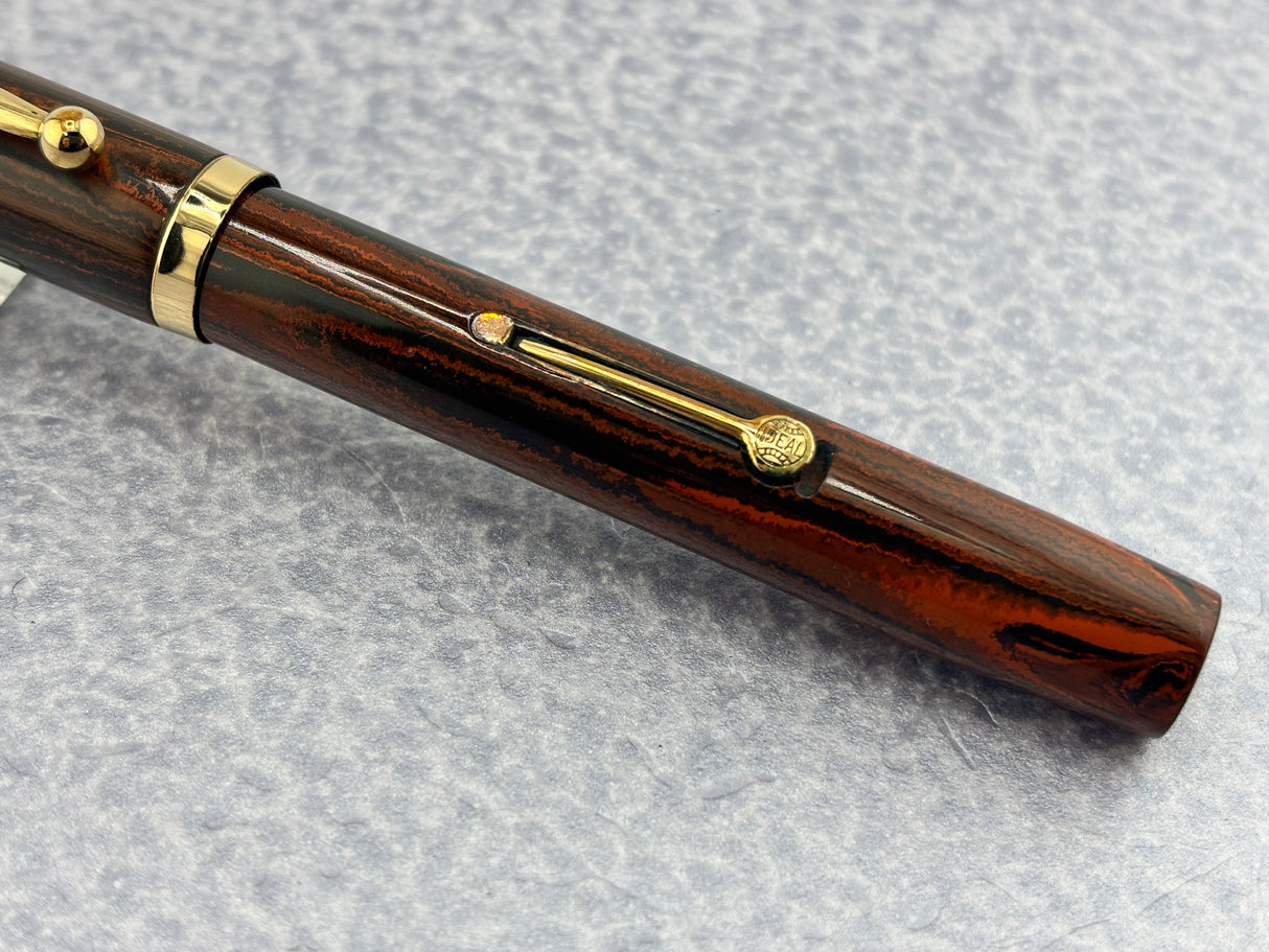Waterman # 56 Woodgrain Ebonite (Hard Rubber) - Fountain Pen
