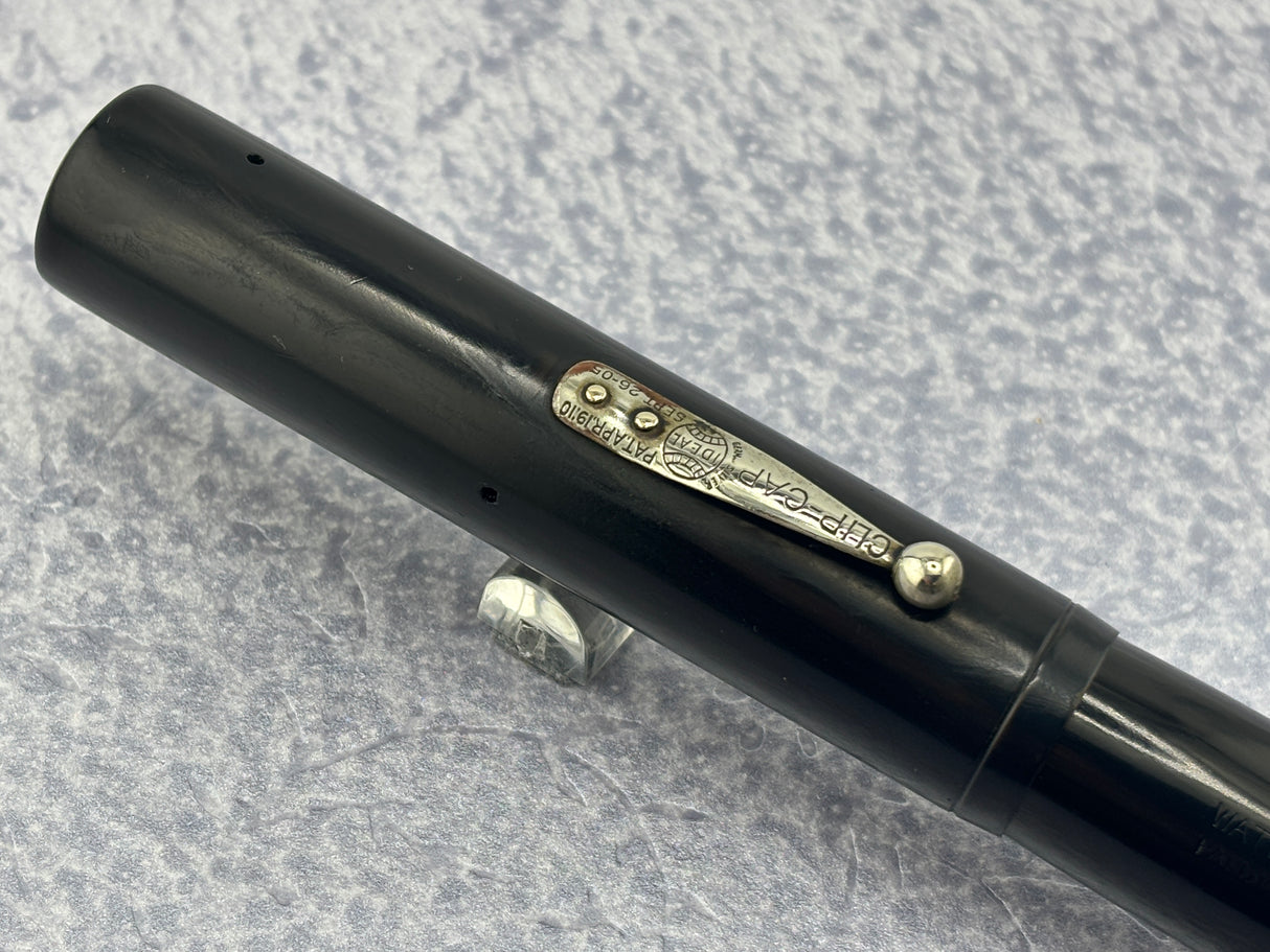 Waterman #20 Slip Cap Black Hard Rubber - Fountain Pen