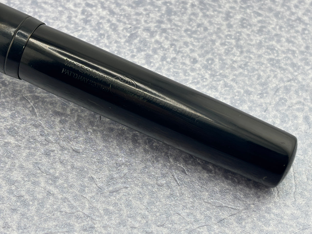 Waterman #20 Slip Cap Black Hard Rubber - Fountain Pen