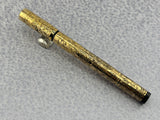 Waterman # 0512 1/2 Safety Fountain Pen Gold filled Floral Pattern - Retractable Nib