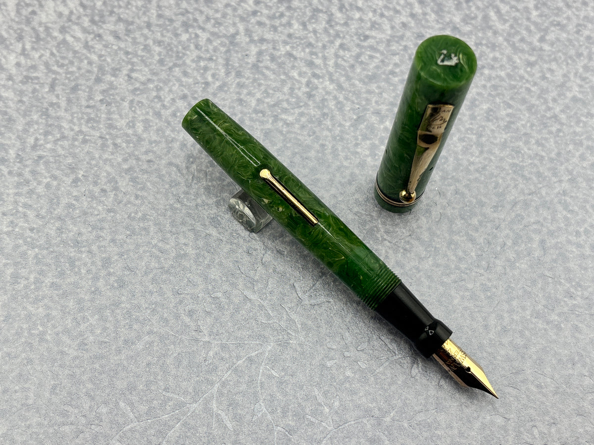 Mabie Todd Swan Pen Eternal Green Jade - Fountain Pen