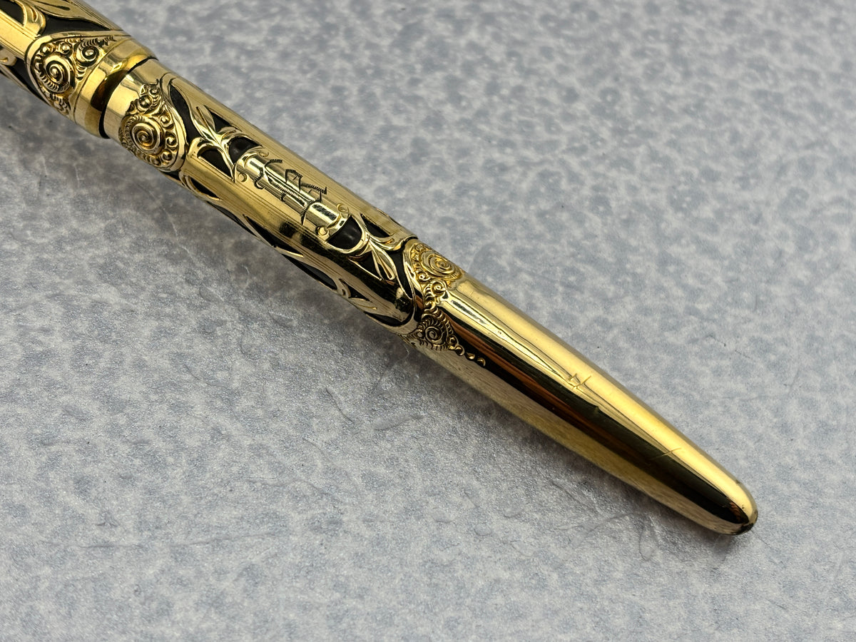 Weidlich Cincinatti Ohio Taper Barrel - Overlays cap and Barrel   - Fountain Pen