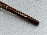 Waterman # 92 Red Wine & Gold Marble - Fountain Pen