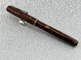 Waterman # 92 Red Wine & Gold Marble - Fountain Pen